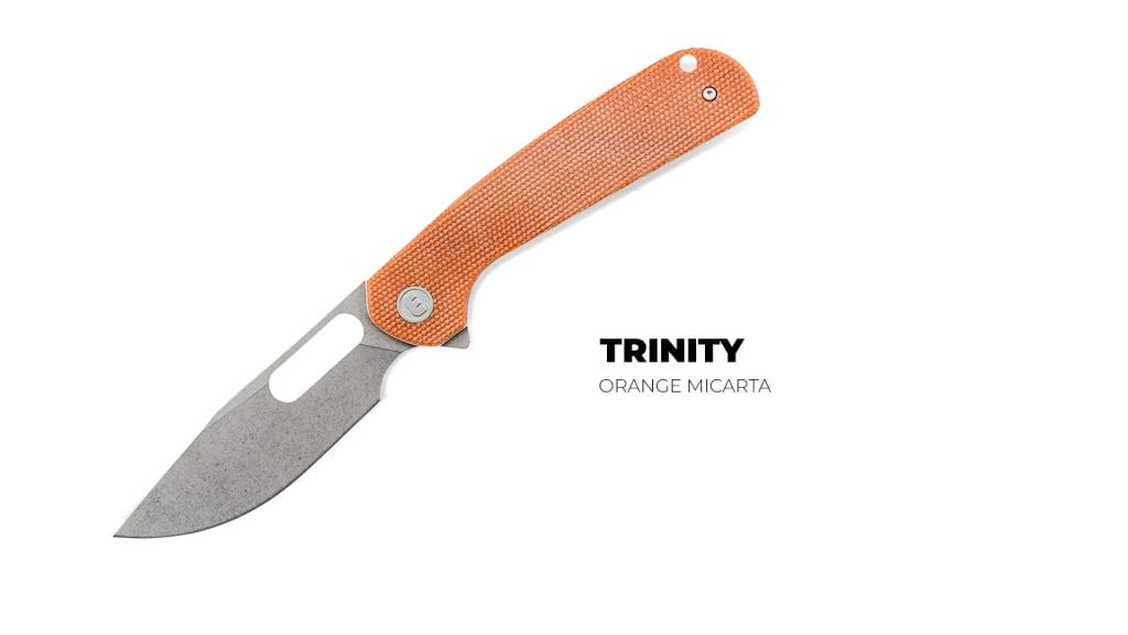 Trinity Orange Micarta